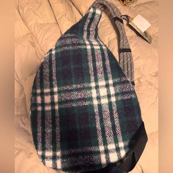 KAVU Plaid Rope Bag NWT - Picture 5 of 6